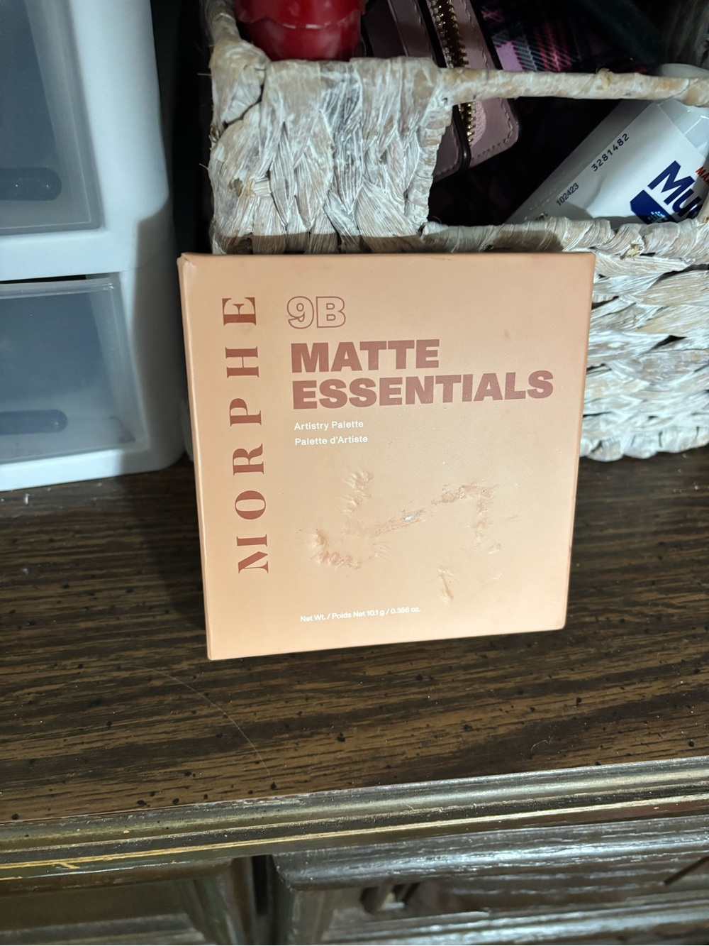 Morphe Matte Essentials Eyeshadow Palette - Peach Packaging